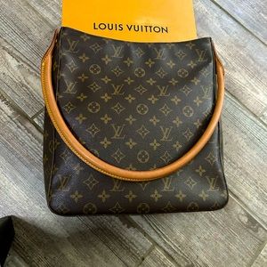 Looping Authentic Louis Monogram Handbag